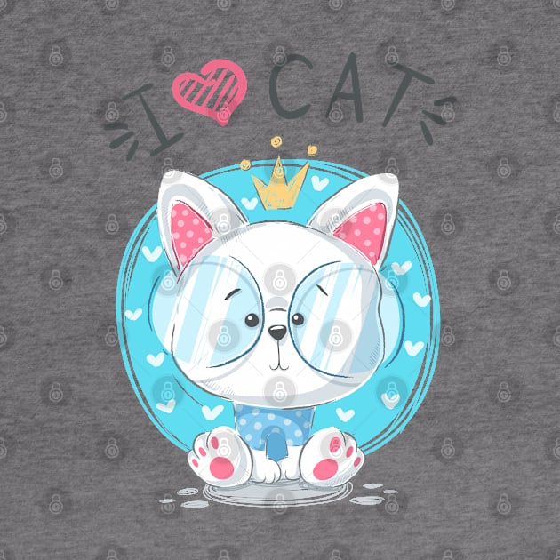 I love cat by Mako Design 